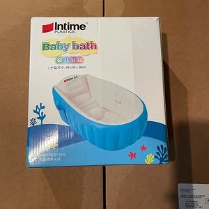 Inflatable infant baby bath